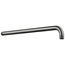 Shower Arm, 16" (Black Stainless)