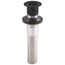 Zura Grid Strainer, Less Overflow, Bathroom (Matte Black), RP47648BL