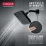 RP62283BL Single-Setting Raincan Shower Head (Matte Black)