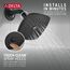 Raincan Single-Setting Touch-Clean Shower Head (Matte Black), RP64859BL