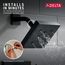 RP70171BL H2Okinetic Single-Setting Raincan Shower Head (Matte Black)