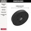 RP70175BL H2OKinetic Single-Setting Raincan Shower Head (Matte Black)