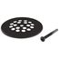 Dome Strainer w/ Screw (Matte Black), RP7430BL