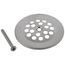 Dome Strainer w/ Screw (Stainless), RP7430SS