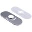 Escutcheon & Gasket, Transitional/Contemporary Bar (Arctic Stainless), RP77702AR