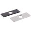 Escutcheon & Gasket, 3 Hole for Modern and Ara Bath Collections (Chrome), RP78358