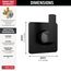 Velum 3-Setting 2-Port Diverter Trim, T11837-BL (Matte Black)