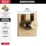 Vero 3-Setting 2-Port Diverter Trim (Champagne Bronze), T11853-CZ