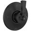Dorval 3 Setting Diverter Trim (Matte Black), T11856-BL
