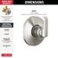 Tetra 3-Setting Diverter Trim (Lumicoat Stainless), T11889-SS-PR