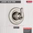 Linden 3-Setting 2-Port Diverter Trim (Stainless), T11894-SS