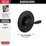 Woodhurst Valve Only Trim (Matte Black), T14032-BL