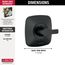 T140339-BL-PP Modern Monitor 14 Series Valve Only Trim (Matte Black)