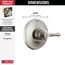 Broderick 14 Series Valve Only Trim (Lumicoat Stainless), T14084-SS-PR