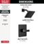 Velum Monitor 14 Series Shower Trim, T14237-BL (Matte Black)