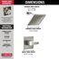 Trillian 14 Series H2Okinetic Shower Only Trim (Lumicoat Stainless), T14243-SS-PR