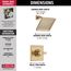 T14251-CZ-WE Dryden Monitor 14 Series Shower Trim (Champagne Bronze)
