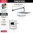T14253-WE Vero Monitor 14 Series Shower Trim (Chrome)