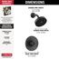 Trinsic H2O Shower Trim 1L (Matte Black), T14258-BL