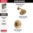 Trinsic H2O Shower Trim 1L (Champagne Bronze), T14258-CZ