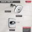 Ashlyn Monitor 14 Series Shower Trim (Chrome), T14264