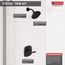 T14276-BL Stryke 14 Series Shower Only (Matte Black)