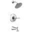 Kayra Monitor 14 Series Tub & Shower Trim (Chrome), T14433