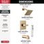 Velum Monitor 14 Series Tub & Shower, T14437-CZ (Champagne Bronze)