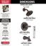 Lahara Monitor 14 Series Tub & Shower Trim (Venetian Bronze), T14438-RB