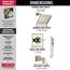 Dryden Monitor 14 Series Tub & Shower Trim (Polished Nickel), T14451-PN