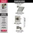 Dryden Monitor 14 Series Tub & Shower Trim (Stainless), T14451-SS