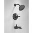 Dorval Monitor 14 Series Shower Trim - Less Handle, T14456-BLLHP (Matte Black)