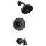 Trinsic H2O Tub Shower Trim (Matte Black), T14458-BL