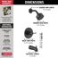 T14459-BL-PP Modern Monitor 14 Series Tub & Shower Trim (Matte Black)