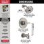 Trinsic Monitor 14 Series H2OKinetic Tub & Shower Trim (Stainless), T14459-SS