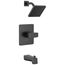 T14467-BL-PP Modern Monitor 14 Series Tub & Shower Trim (Matte Black)