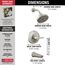 Galeon 14S Tub Shower Trim with H2OKinetic, 1.75 GPM (Lumicoat Stainless), T14472-SS-PR