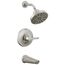 Galeon 14S Tub Shower Trim with H2OKinetic, 1.75 GPM (Lumicoat Stainless), T14472-SS-PR