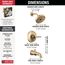 Broderick 14 Series Tub Shower Trim, 1.75 GPM (Lumicoat Champagne Bronze), T14484-CZ-PR