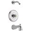 Cassidy Monitor 14 Series Tub & Shower Trim - Less Handle - Less Head (Chrome), T14497-LHP-LHD