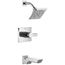 Pivotal Monitor 14 Series H2OKinetic Tub and Shower Trim (Lumicoat Chrome), T14499-PR
