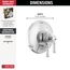 Broderick 17 Series Valve Only Trim (Lumicoat Chrome), T17084-PR