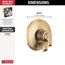 Tetra 17 Series Valve Only Trim (Lumicoat Champagne Bronze), T17089-CZ-PR
