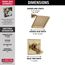 Dryden Monitor 17 Series Shower Trim (Champagne Bronze), T17251-CZ-WE