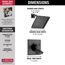 T17251-RB-WE Dryden Monitor 17 Series Shower Trim (Venetian Bronze)