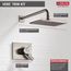 T17253-SS Vero Monitor 17 Series Shower Trim (Stainless)