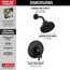 Galeon 17 Series Shower Trim with H2OKinetic (Matte Black), T17272-BL