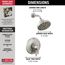 Galeon 17 Series Shower Trim w/ H2OKinetic (Lumicoat Stainless), T17272-SS-PR