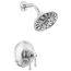 Broderick 17 Series Shower Trim, 1.75 GPM (Lumicoat Chrome), T17284-PR