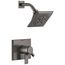 Pivotal Monitor 17 Series H2OKinetic Shower Trim, 1.75 GPM (Lumicoat Black Stainless), T17299-KS-PR